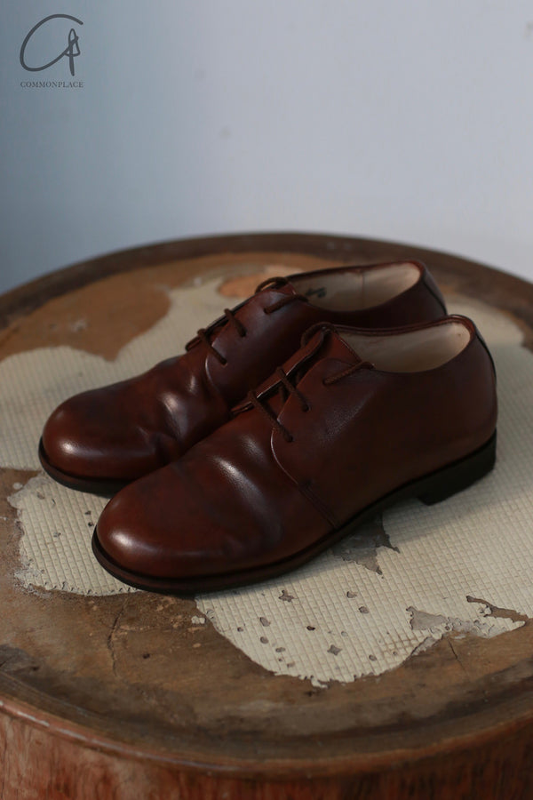 Aviva Jifei Xue x Shoe&Sewn Jan shoes AJX-JAN-GDZ antique brown